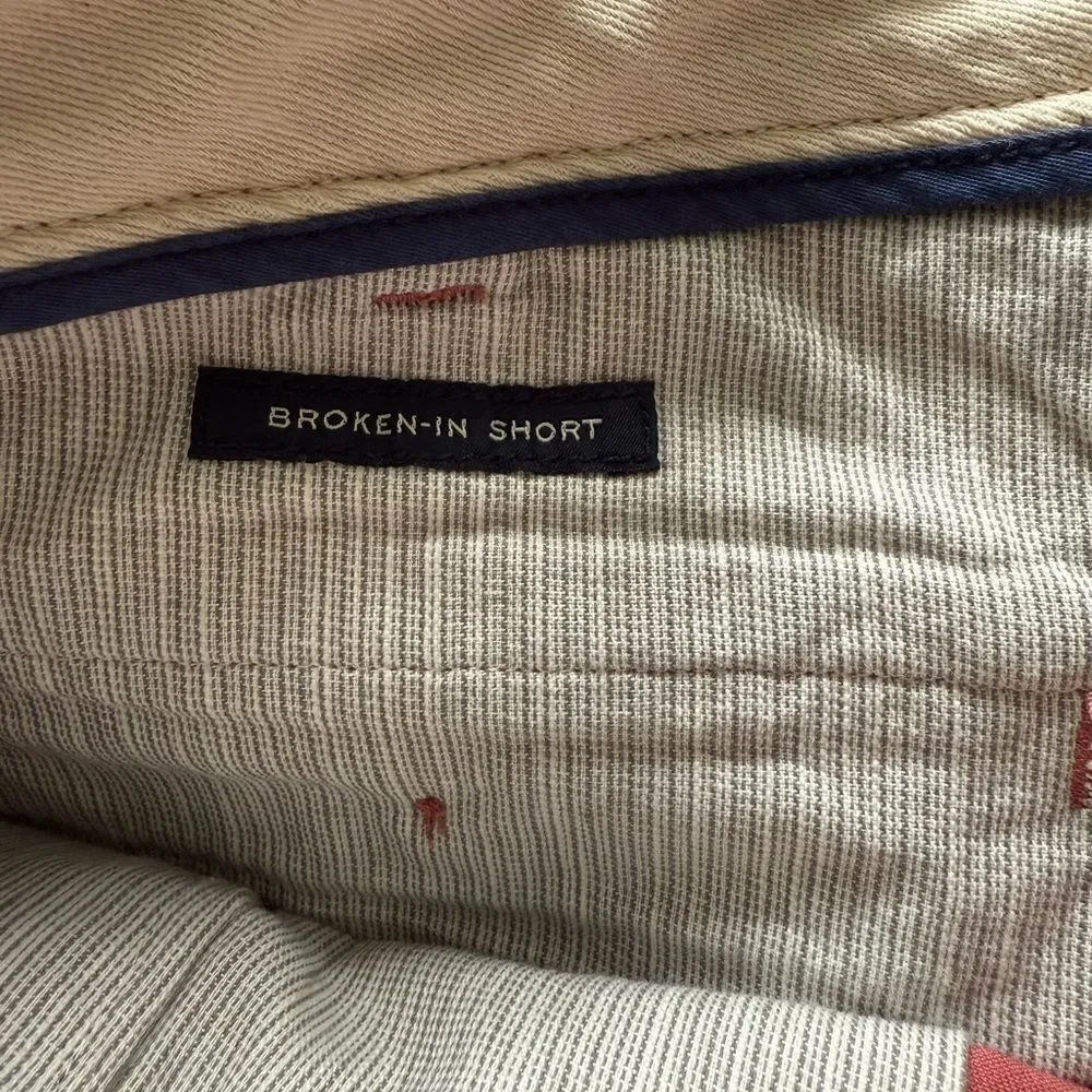 J. Crew Men's Red Clay Broken In Short Size 40